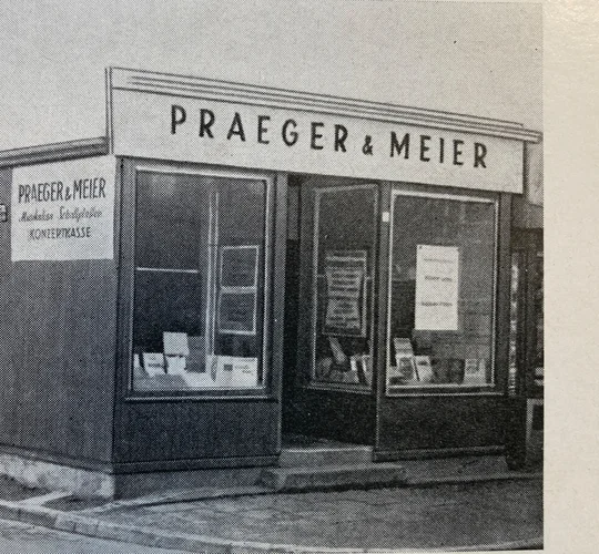 Gründungsstätte und Standort der der Meisterkonzerte von 1950 bis 1953: Bischofsnadel 8