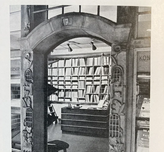 Büro von Praeger & Meier in der Böttcherstraße 7 (historisches Bild)