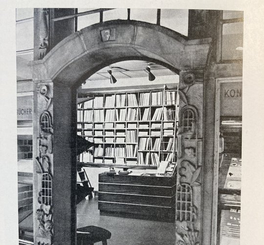 Büro von Praeger & Meier in der Böttcherstraße 7 (historisches Bild)