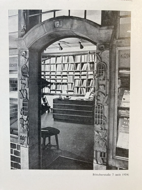 Büro von Praeger & Meier in der Böttcherstraße 7 (historisches Bild)